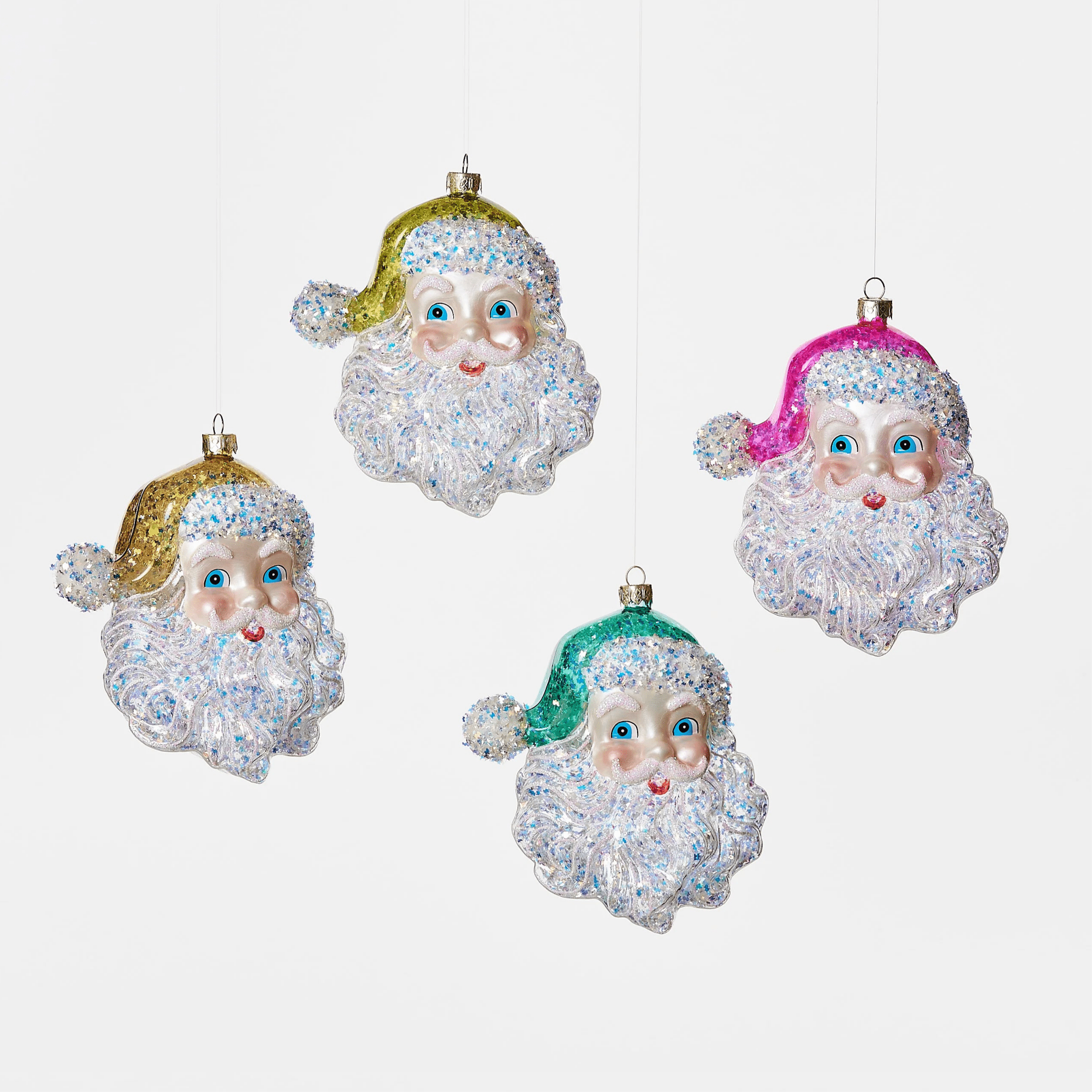 Cheerful Santa Ornament 5.5" - bubblegum market