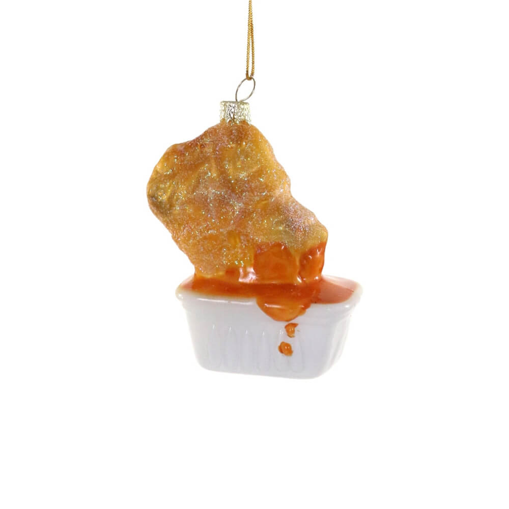 Chicken Nugget w/ Sweet n' Sour Sauce Ornament 3.5" - bubblegum market