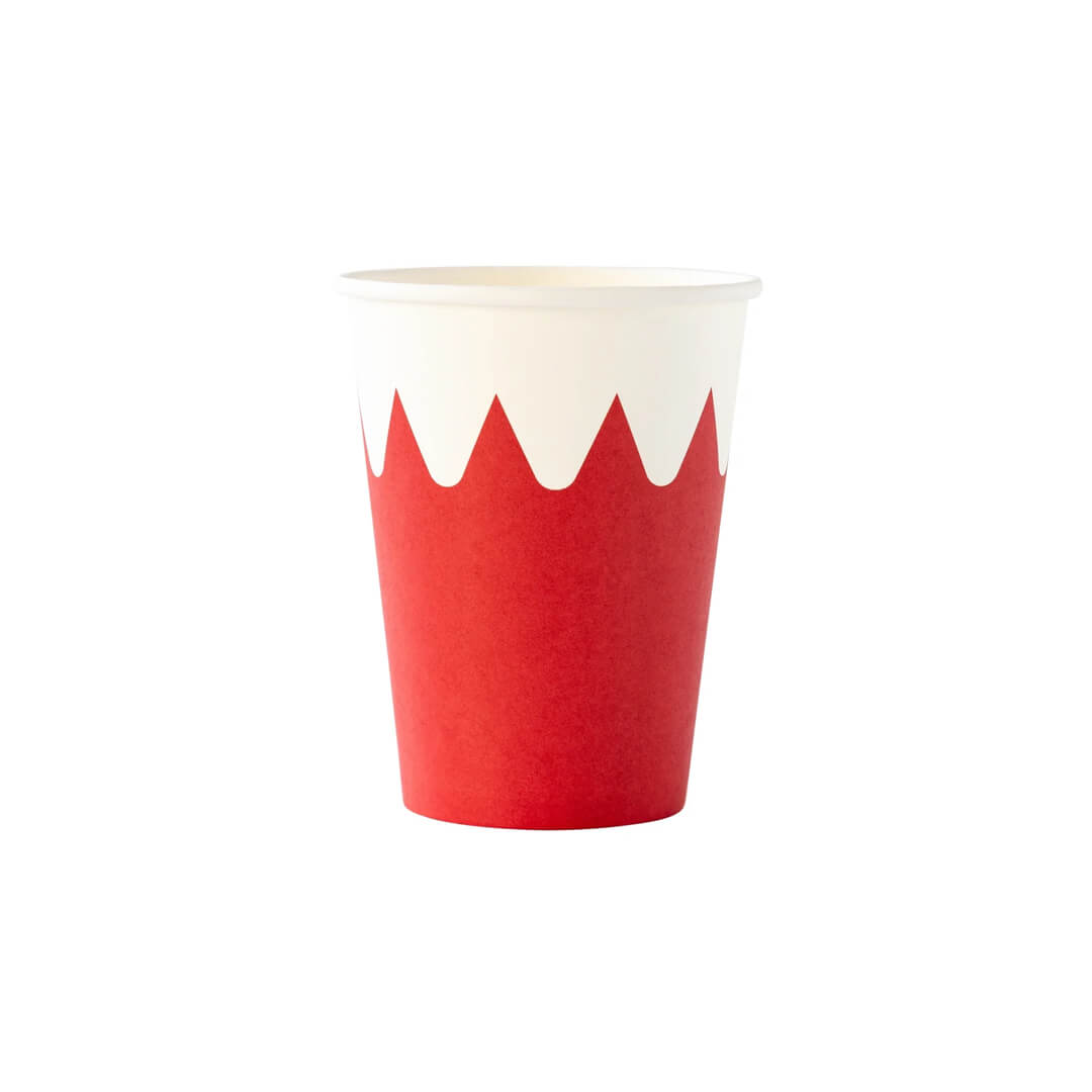 christmas-elf-collar-pattern-paper-party-cups