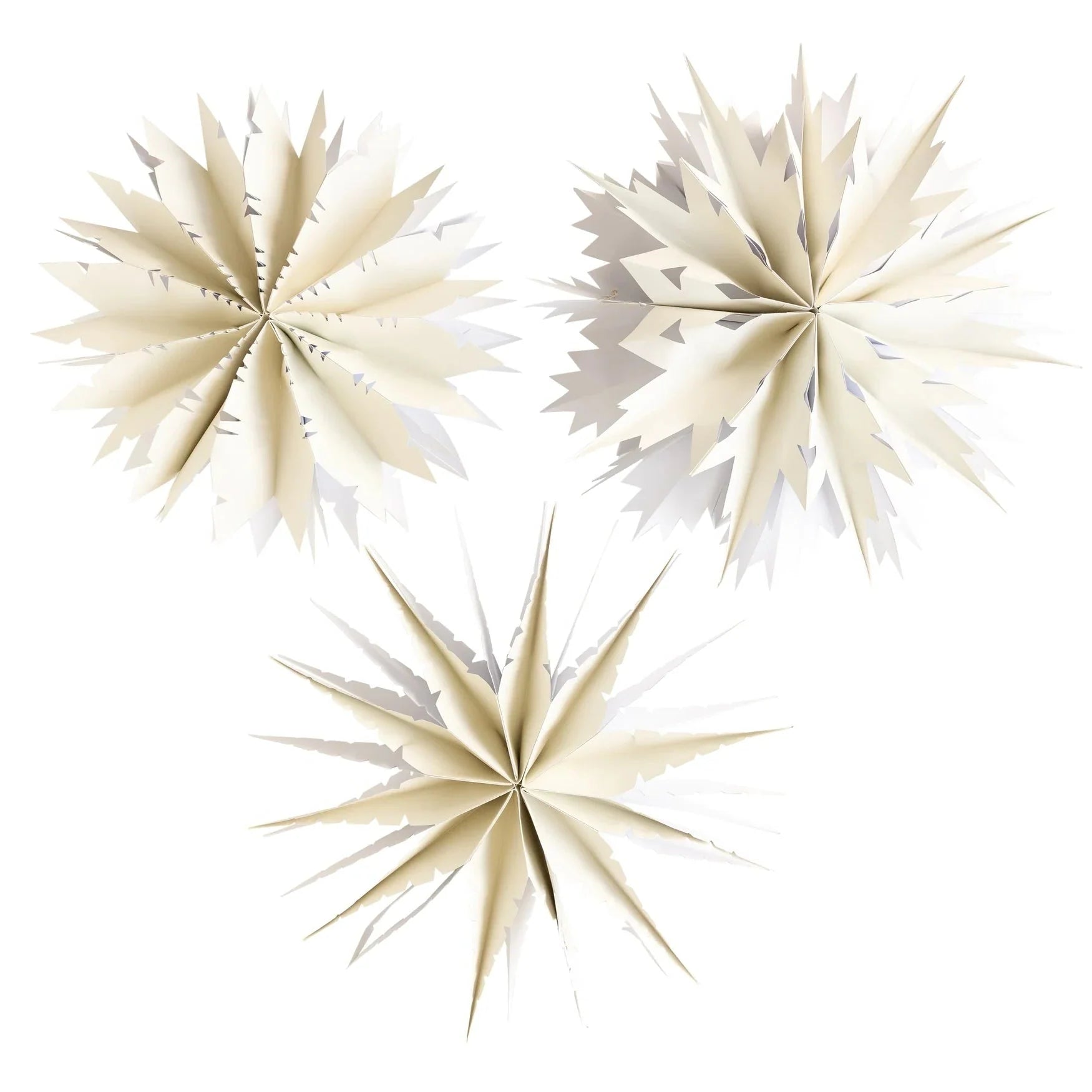 Christmas Memories Cream Paper Fan Set - bubblegum market