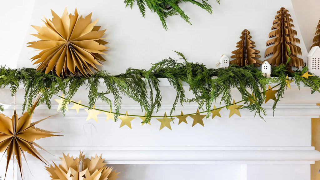 Christmas Memories Metal Stars Banner - bubblegum market