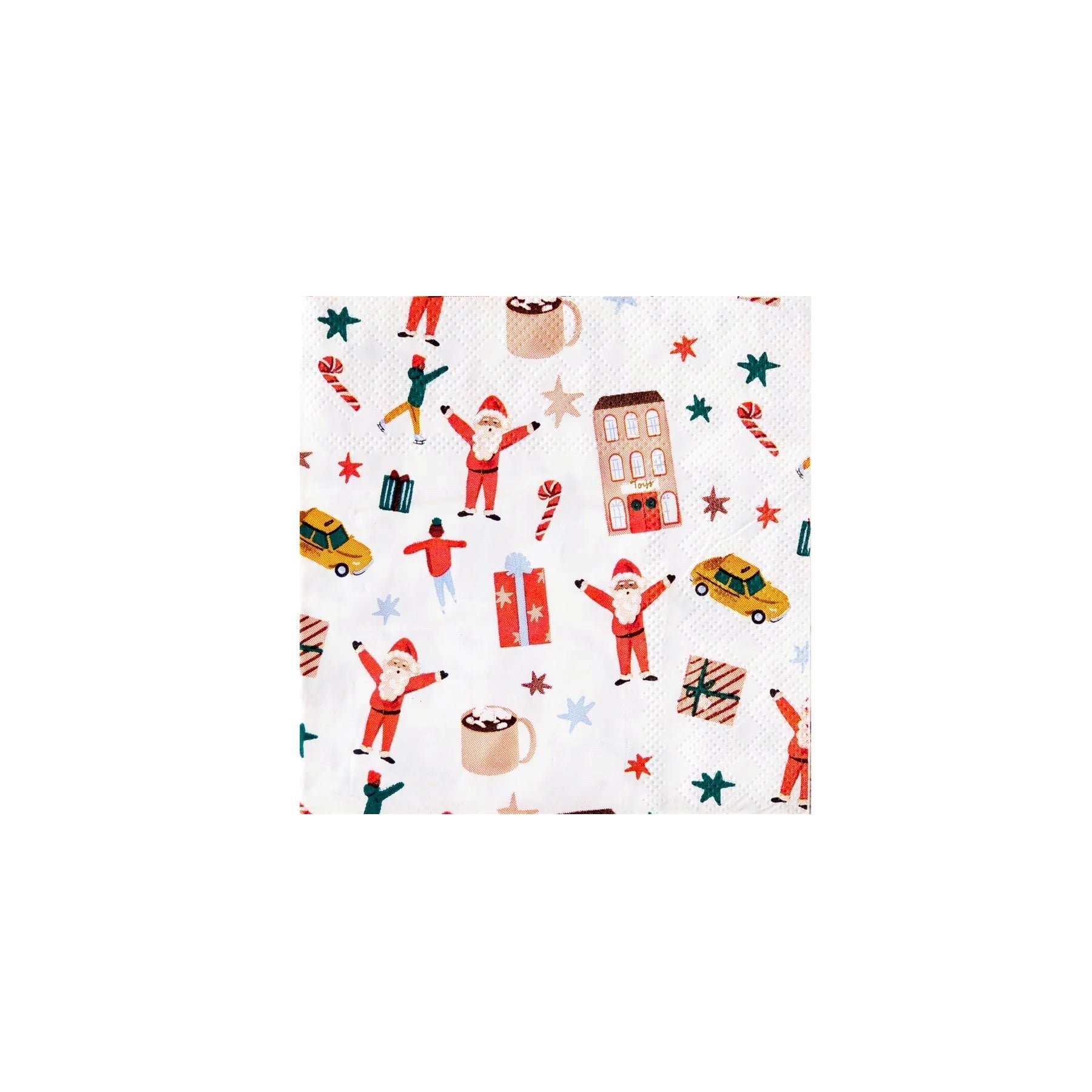 City Sidewalks Cocktail Napkins - bubblegum market