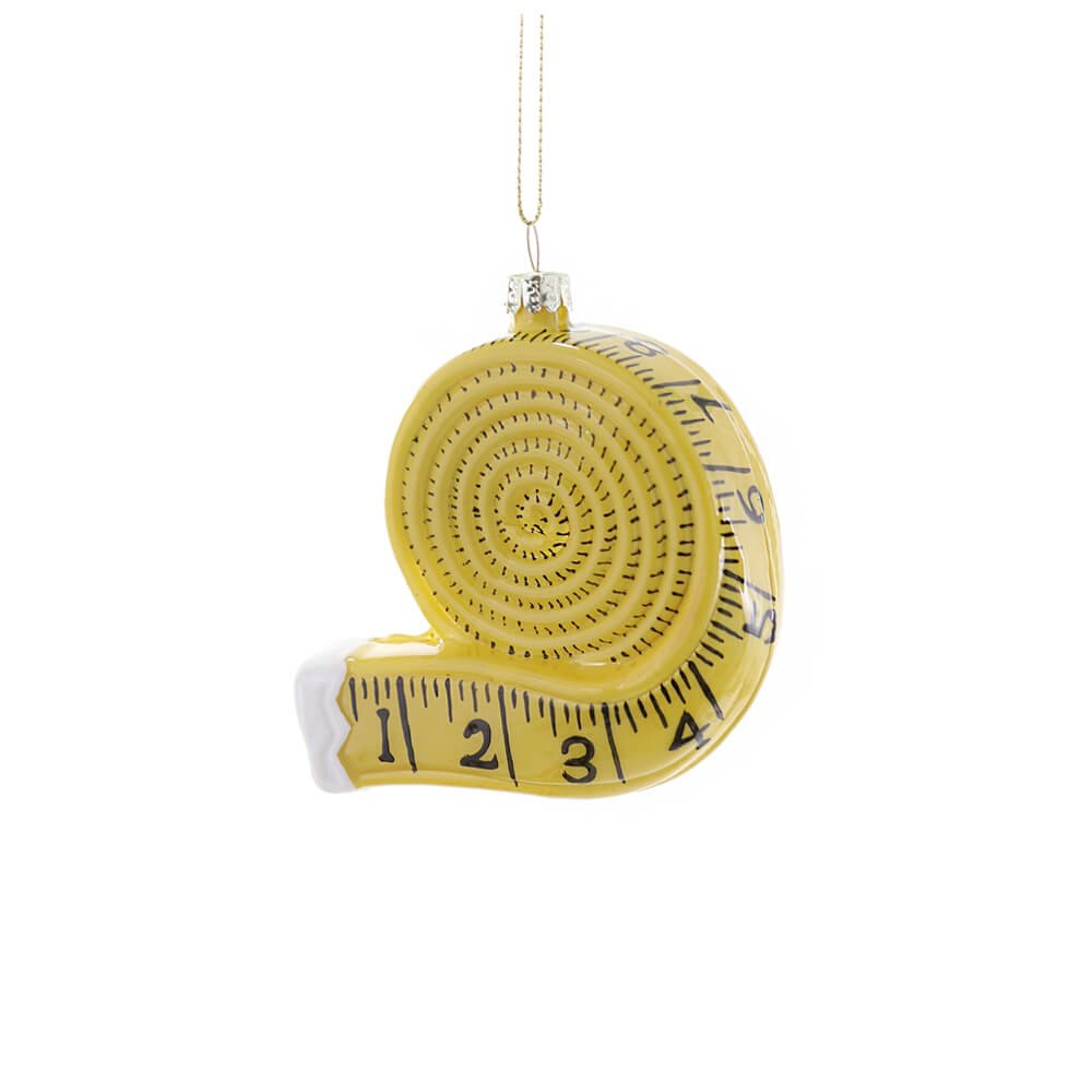 Cloth Measuring Tape Ornament 3.5" - bubblegum market