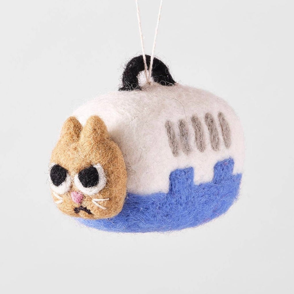 'Coco' Hanging Felt Ornament - bubblegum market