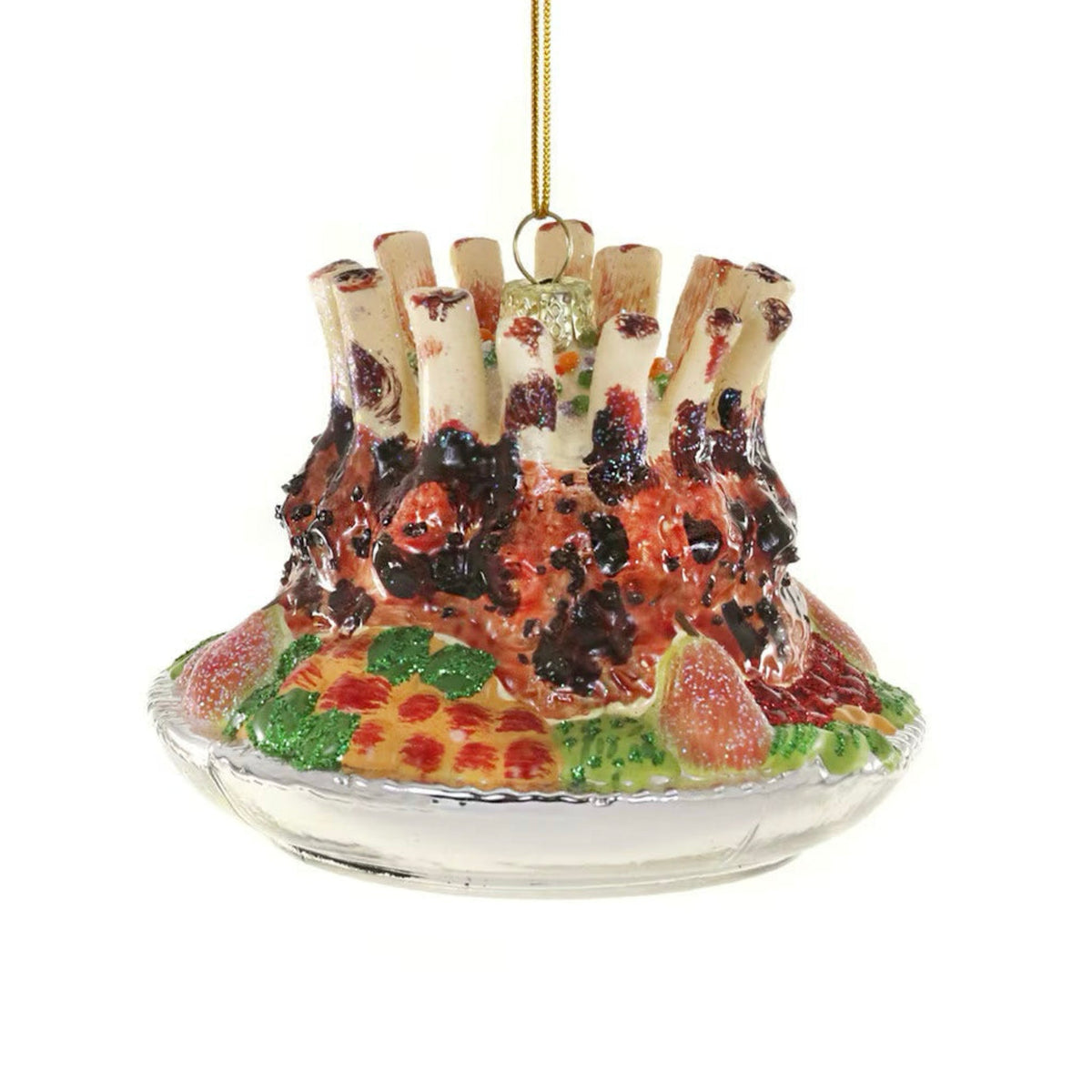 Crown Roast of Pork Ornament 3.5" - bubblegum market