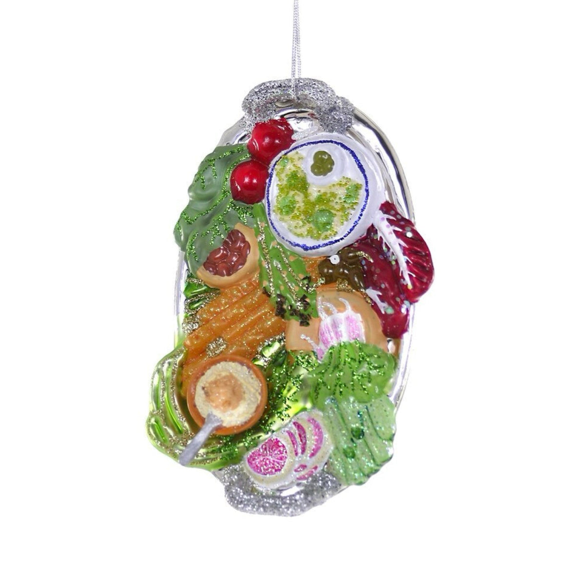 Crudite Platter Ornament 4" - bubblegum market