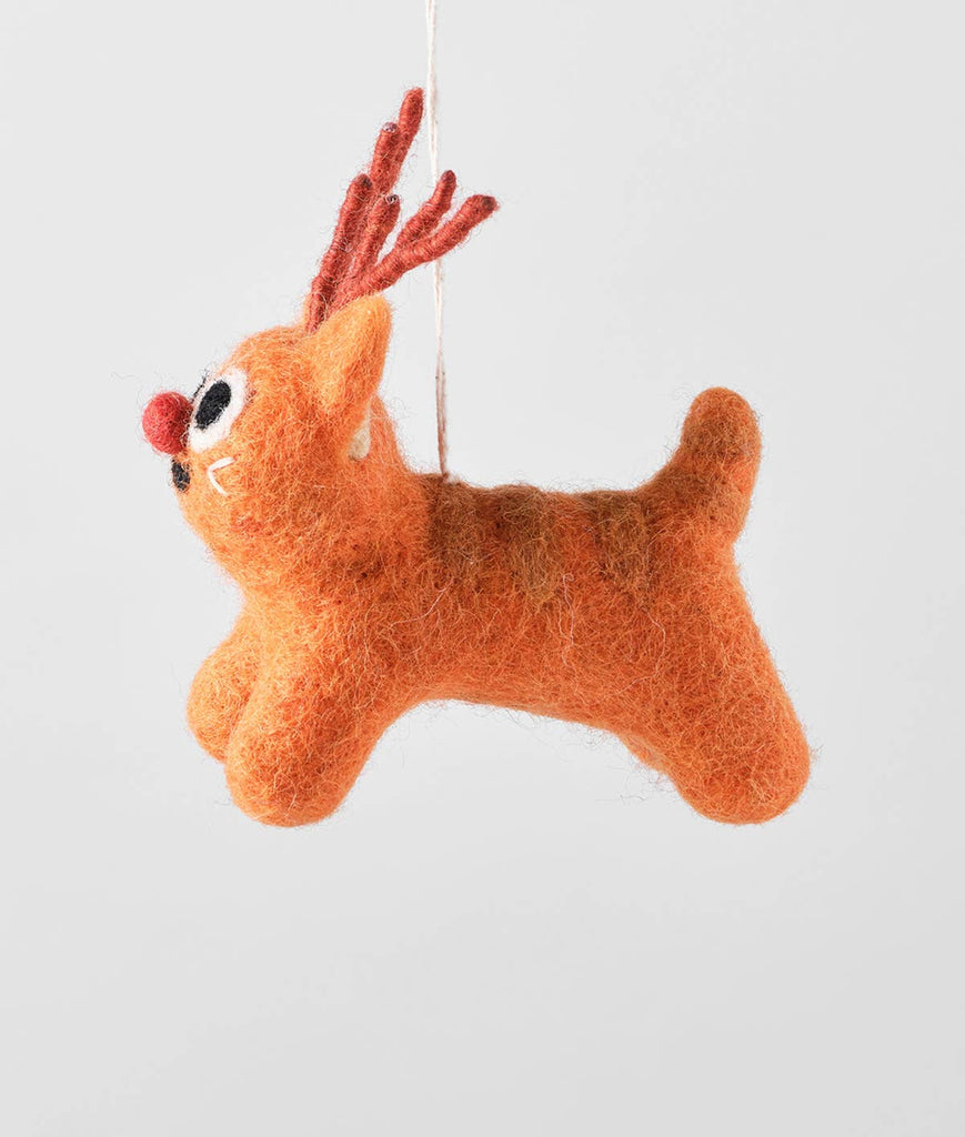 PRESALE: 'Rudy' Hanging Felt Ornament