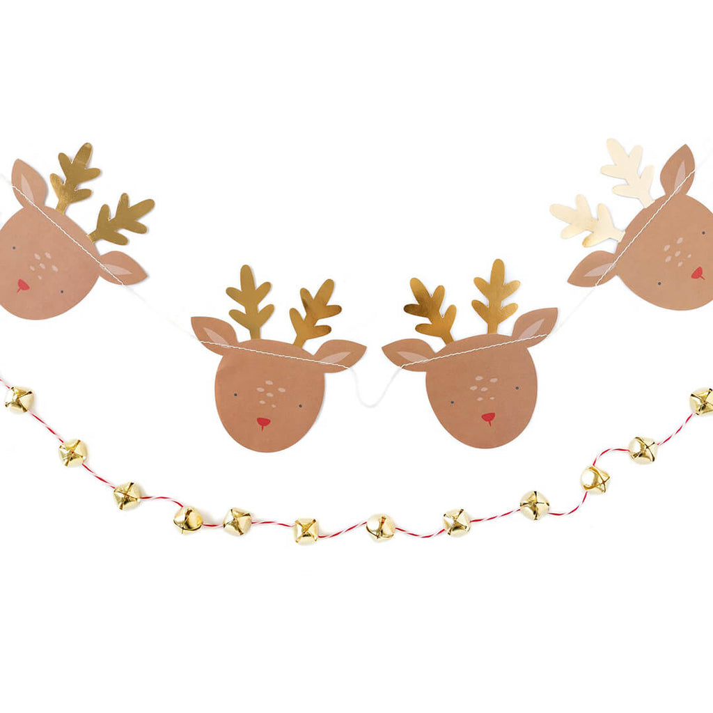 Dear Rudolph Reindeer / Bells Banner Set - bubblegum market