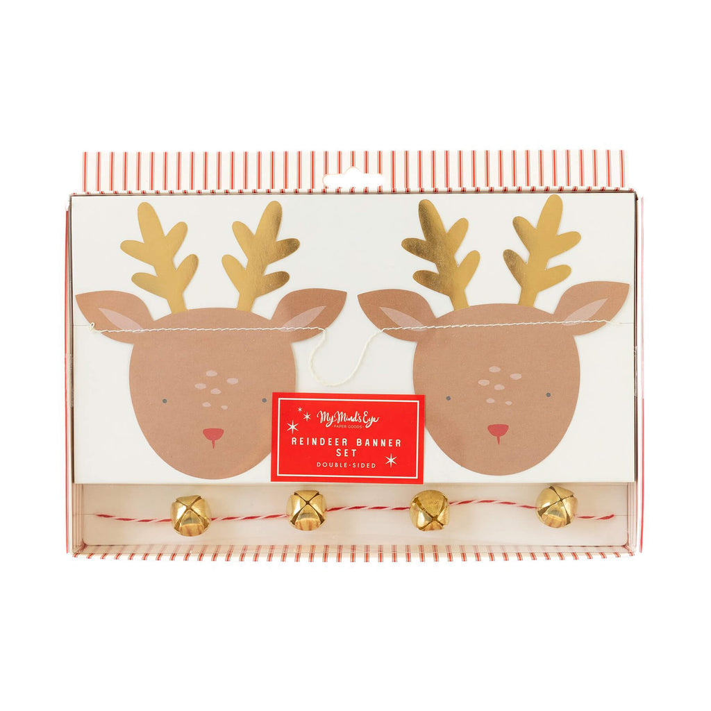 Dear Rudolph Reindeer / Bells Banner Set - bubblegum market
