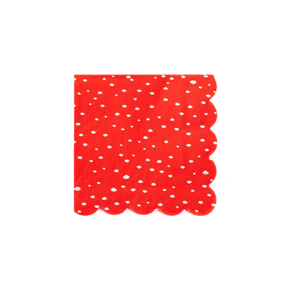 Dear Rudolph Snow Napkins - bubblegum market