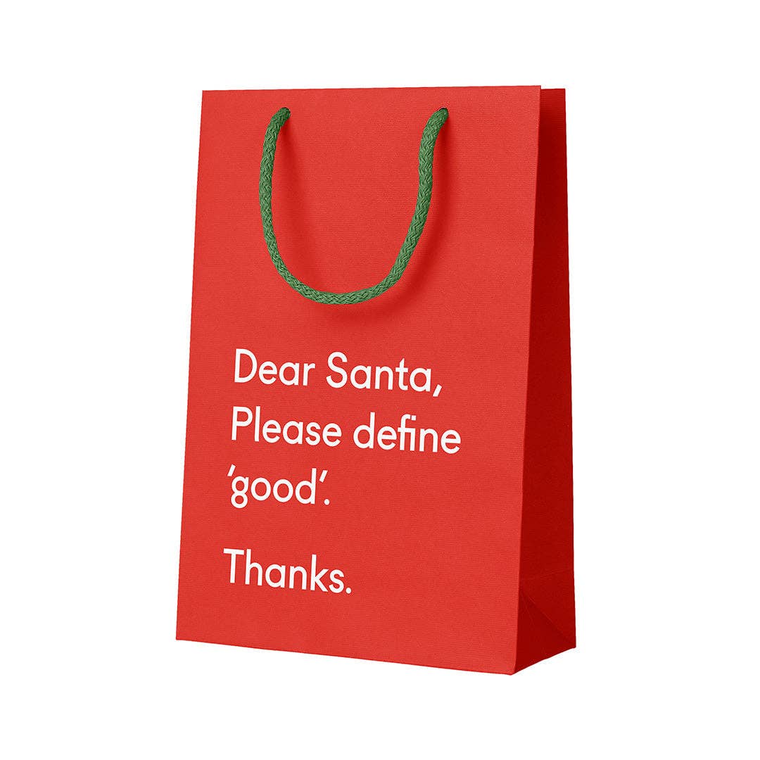 Define Good Holiday Gift Bag - bubblegum market