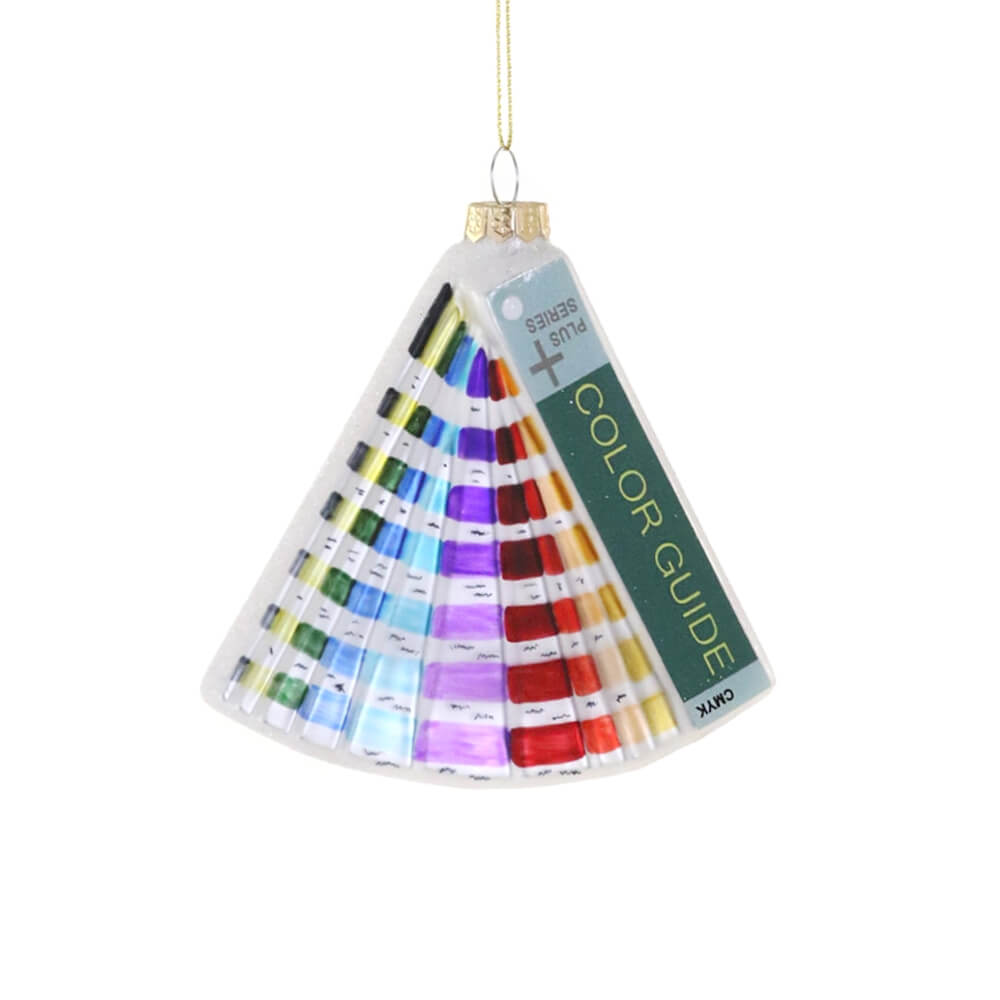 Designers Color Guide Ornament 4.5" - bubblegum market