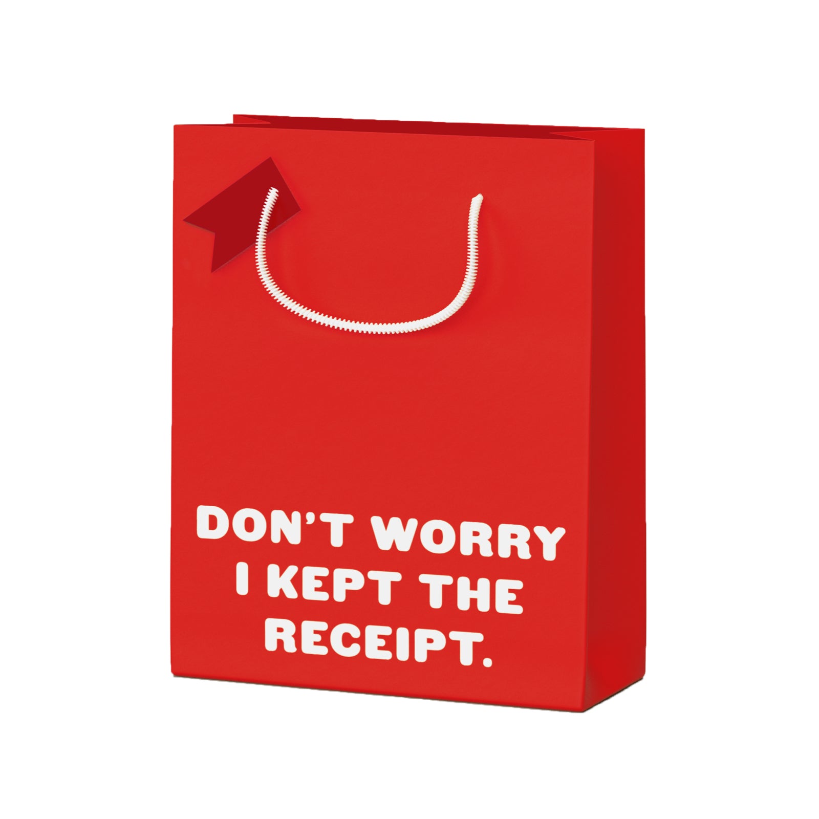 Don't Worry I Kept The Receipt Large Gift Bag - bubblegum market