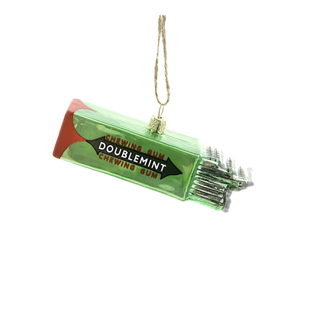 Doublemint Chewing Gum Ornament 3.75" - bubblegum market