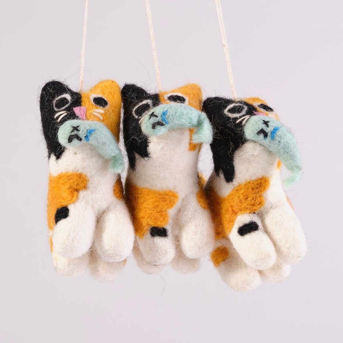 'Dwight' Hanging Felt Ornament - bubblegum market