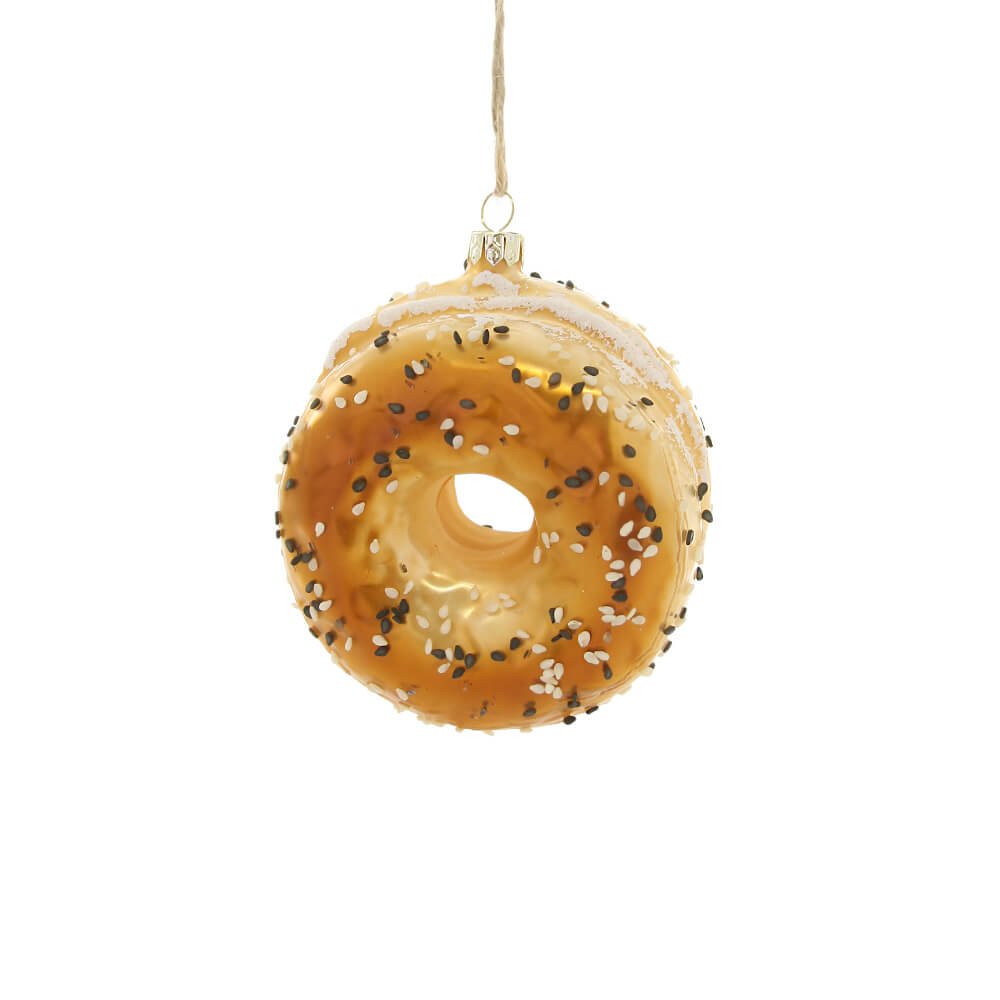 Everything Bagel Ornament 4" - bubblegum market