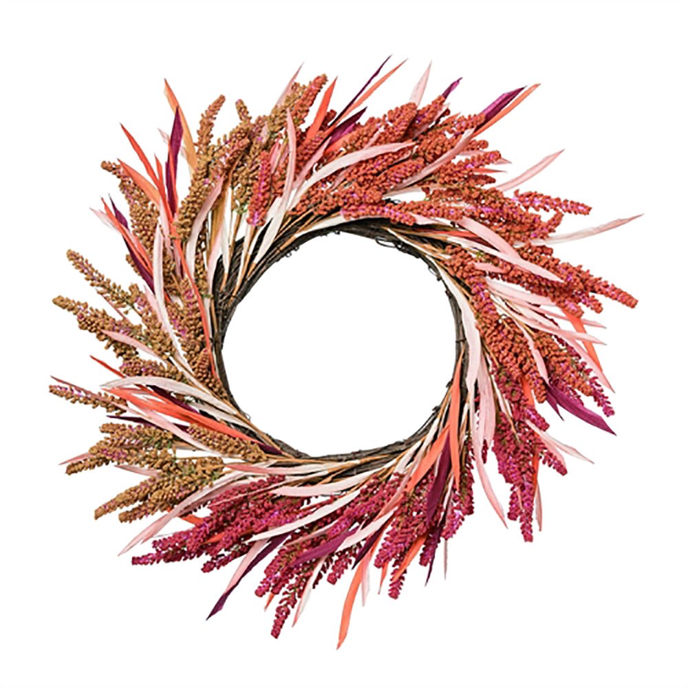 Fall Wheat Wreath 24" - bubblegum market