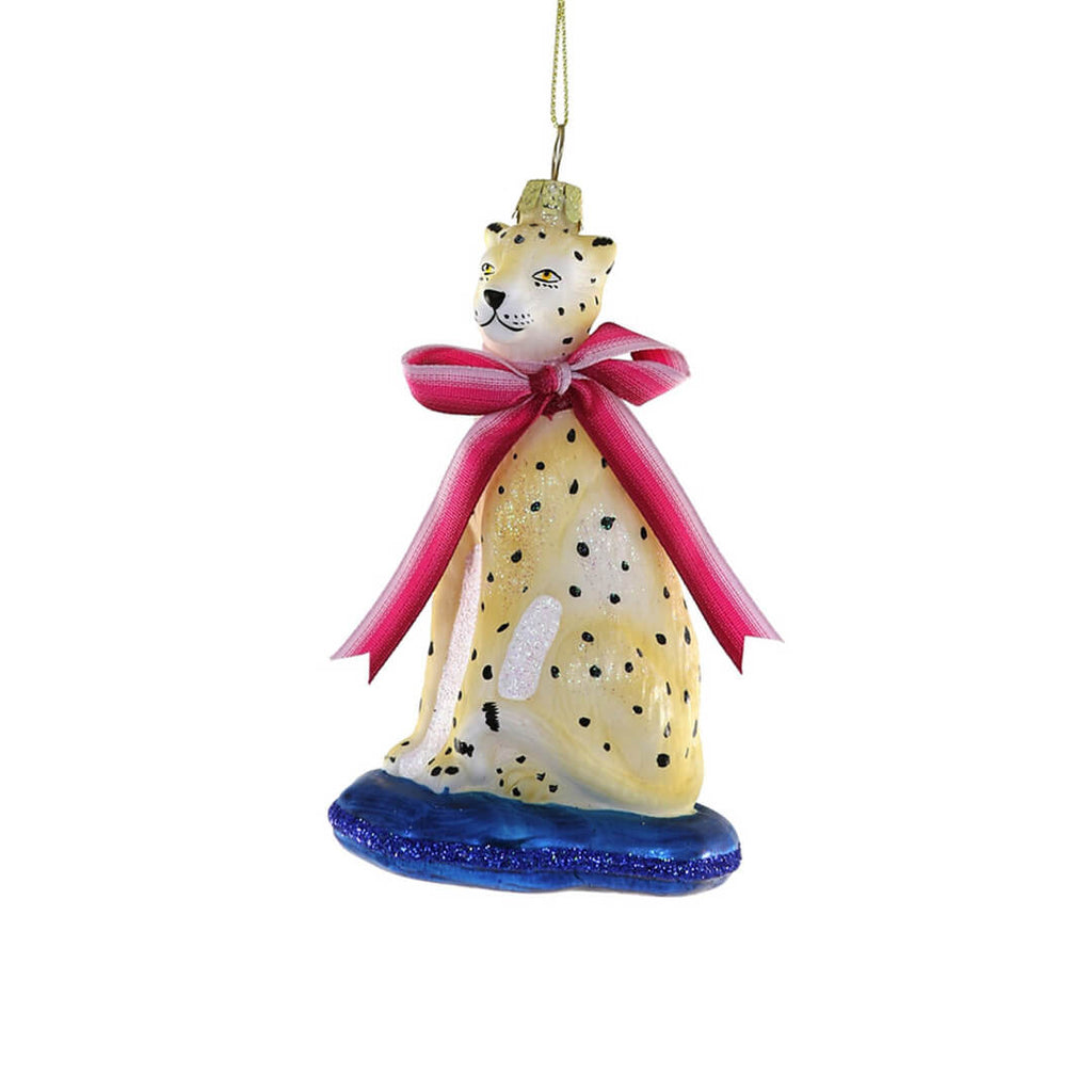 fanciful-leopard-ornament-cody-foster-christmas-ribbon-bow-animal