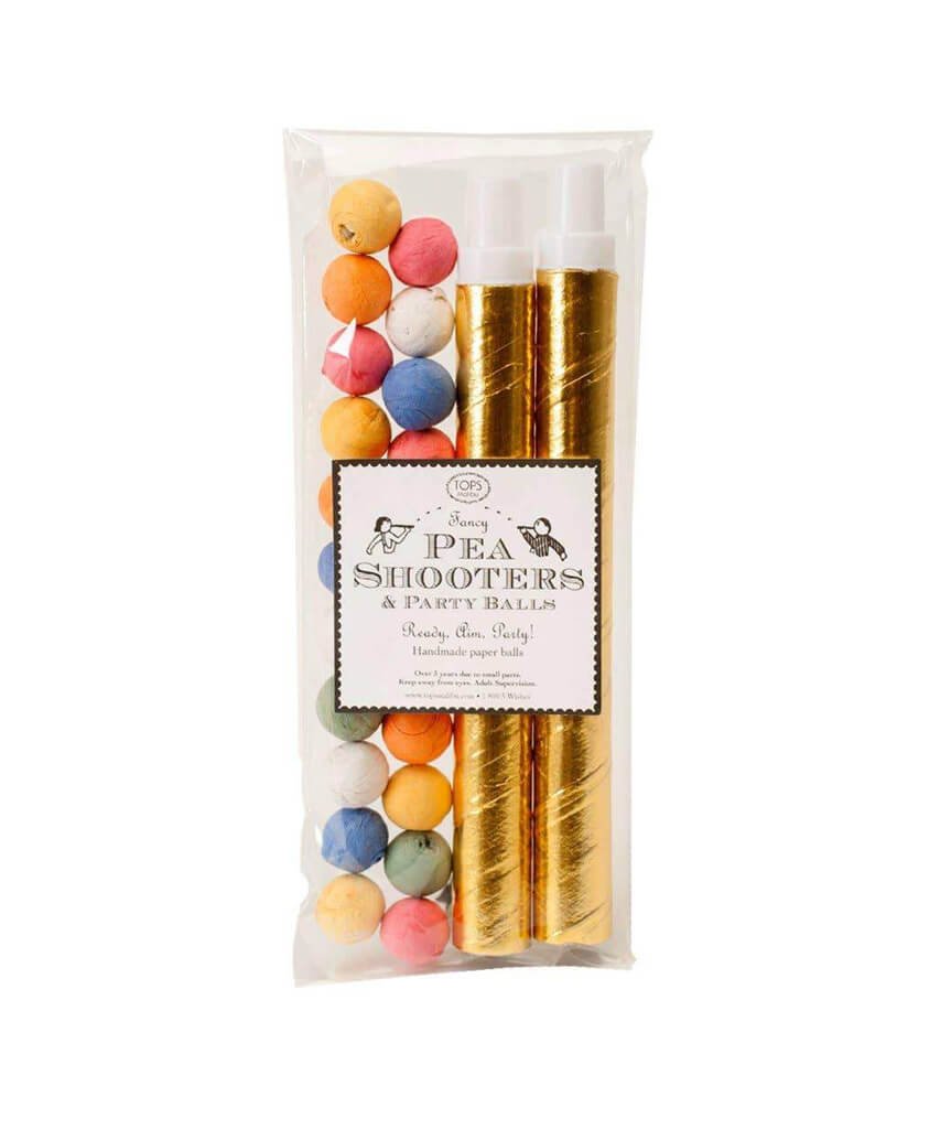 Fancy Pea Shooters Party Game (Includes 2 Tubes) - bubblegum market