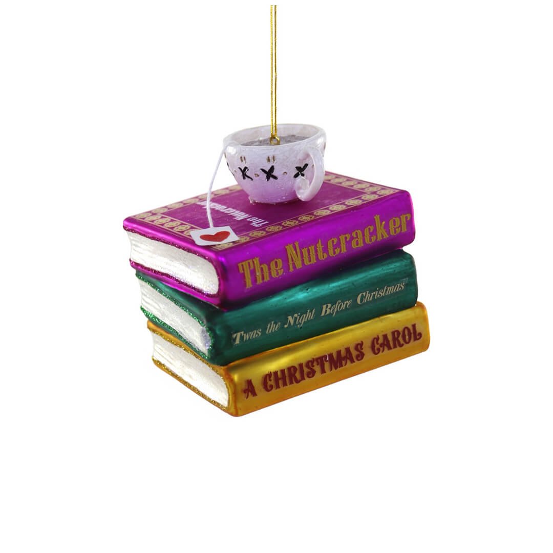 Favorite Reads Ornament 3.5" - bubblegum market