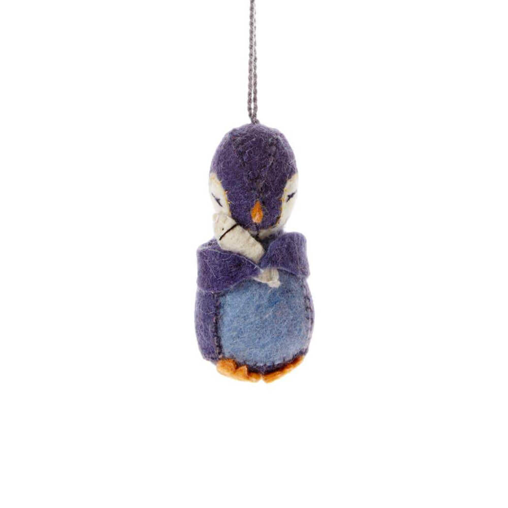 Felt Penguin Ornament - bubblegum market