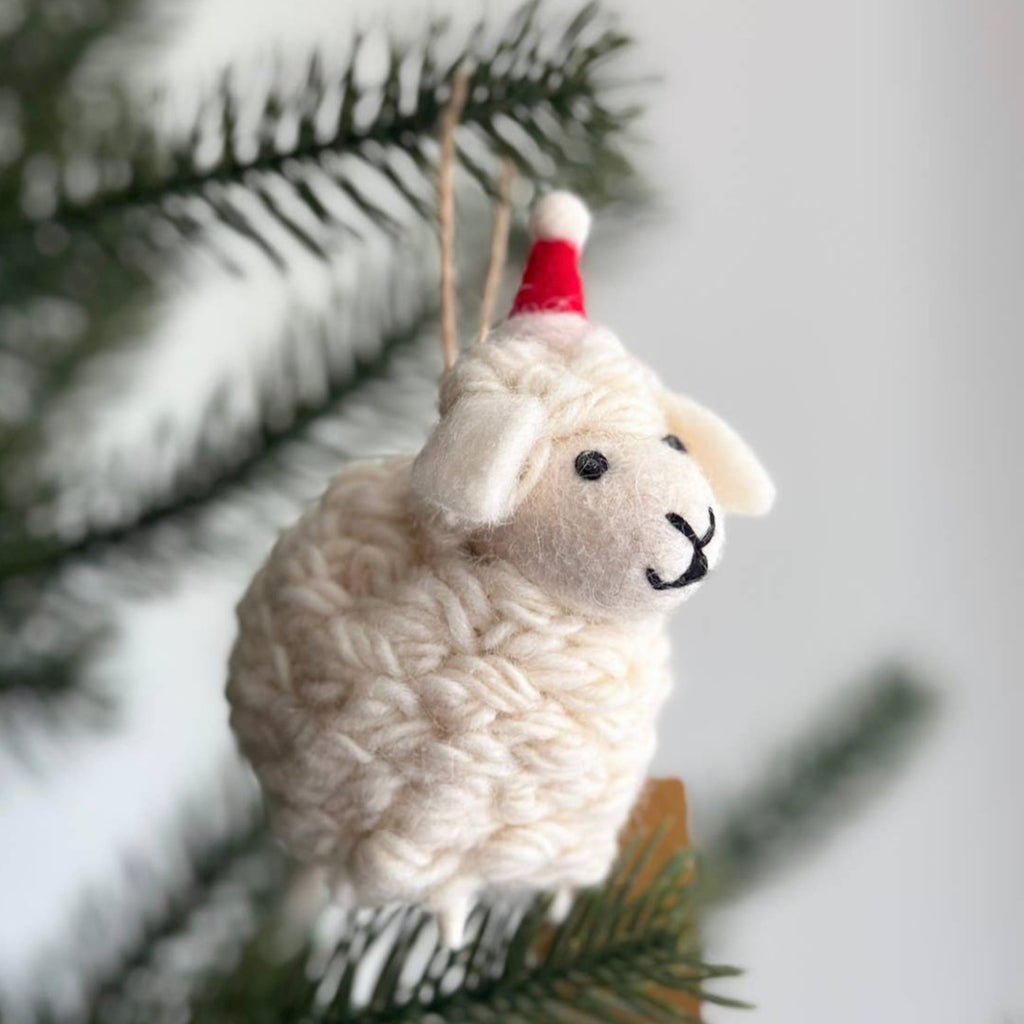 felt-sheep-with-santa-hat-christmas-ornament-deer-harbour-design