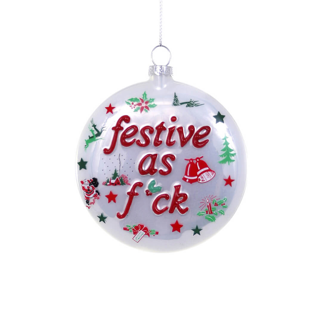 Festive AF Ornament 3.5"