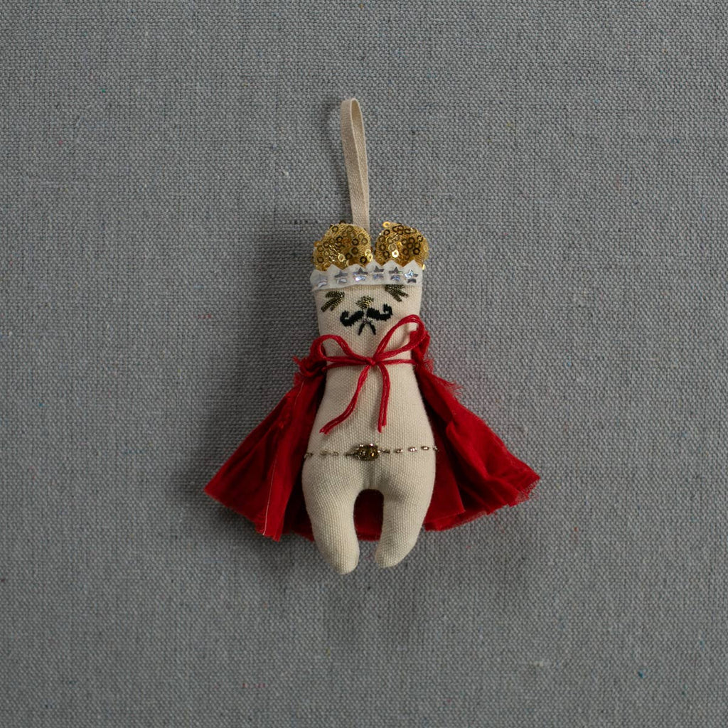 Freddie Mercury Mouse Cotton - Filled Ornament - bubblegum market