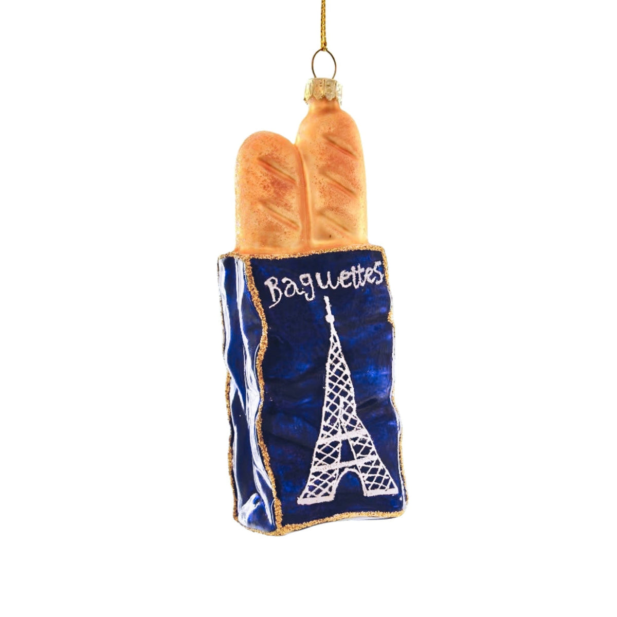 French Baguette Ornament 4.5" - bubblegum market