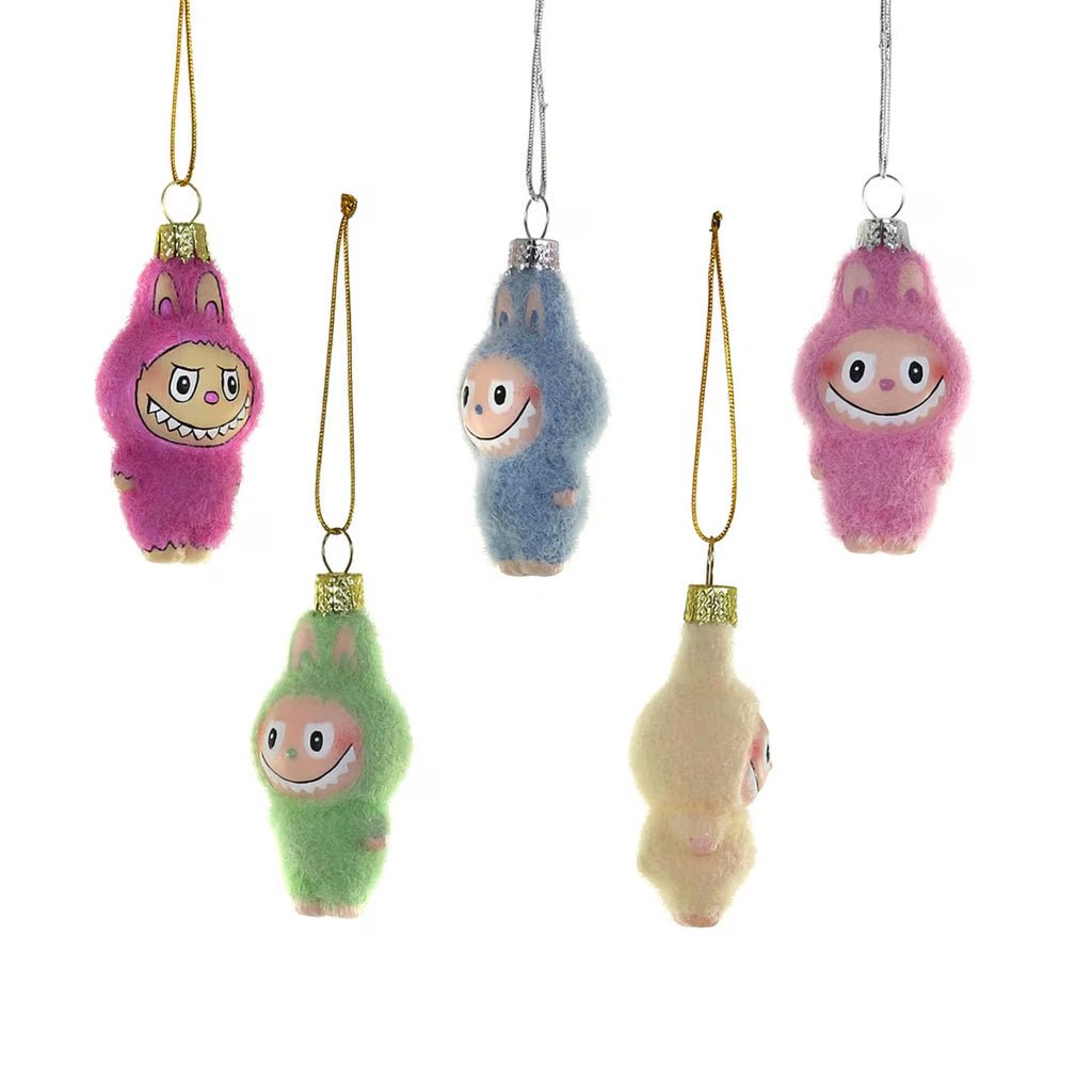 Fuzzy Monster Mini Ornament 2.25" - bubblegum market