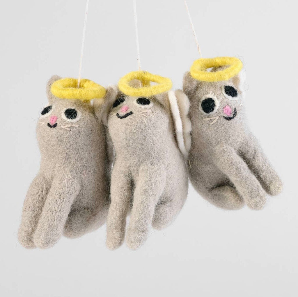 'Gabby' Hanging Felt Ornament - bubblegum market