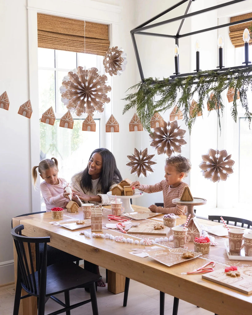 Gingerbread Decorative Holiday Fans - bubblegum market