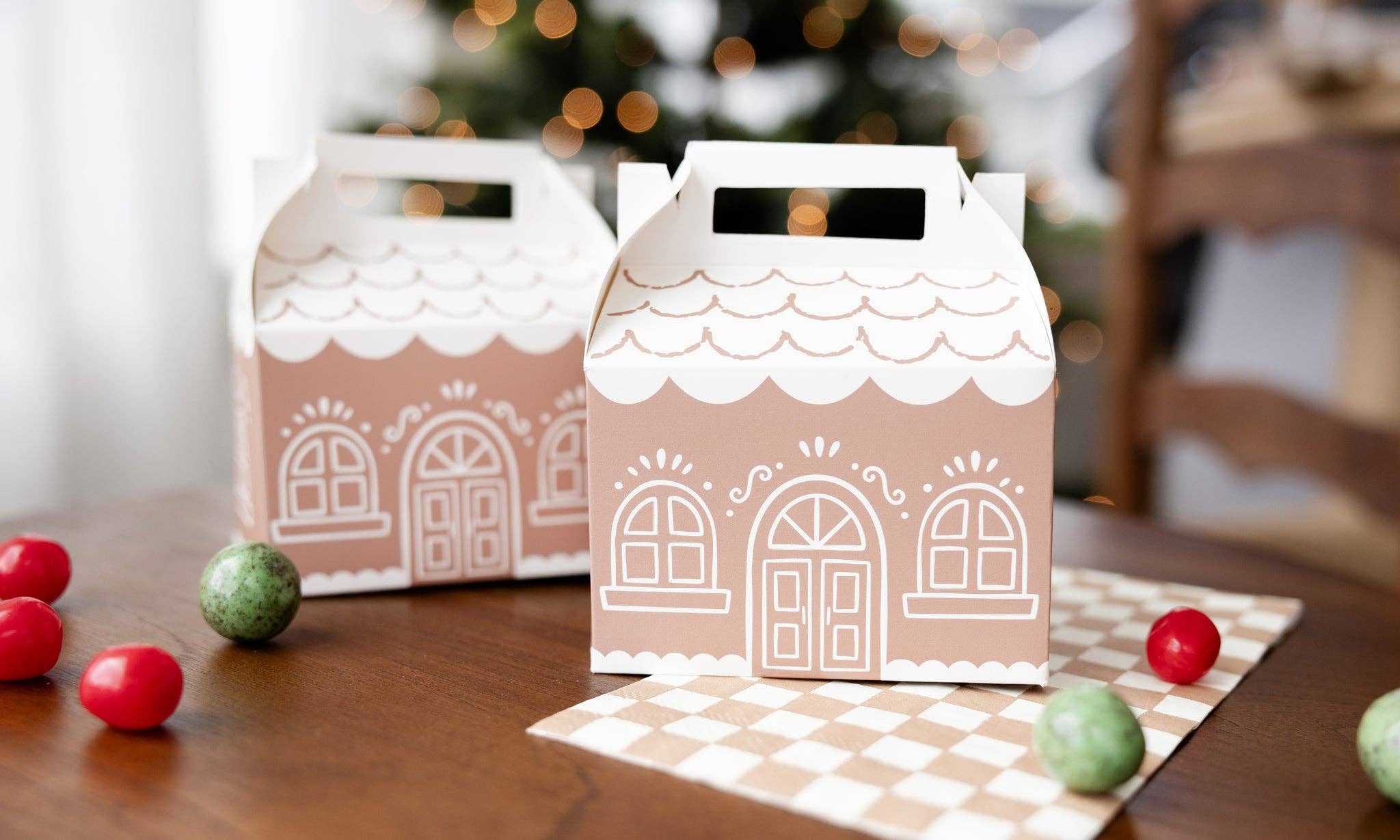 Gingerbread House Gable Treat Boxes - bubblegum market