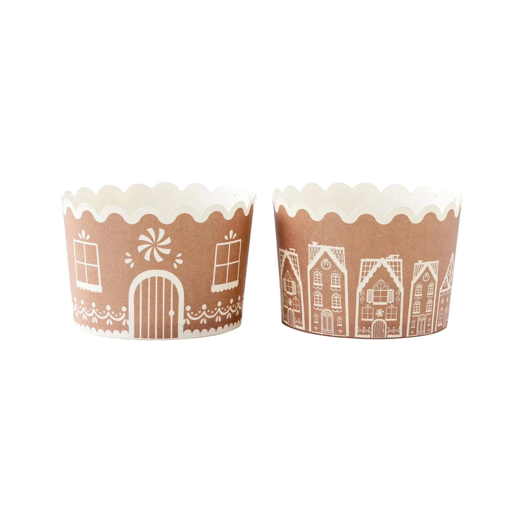 Gingerbread Jumbo Holiday Food Cups - bubblegum market