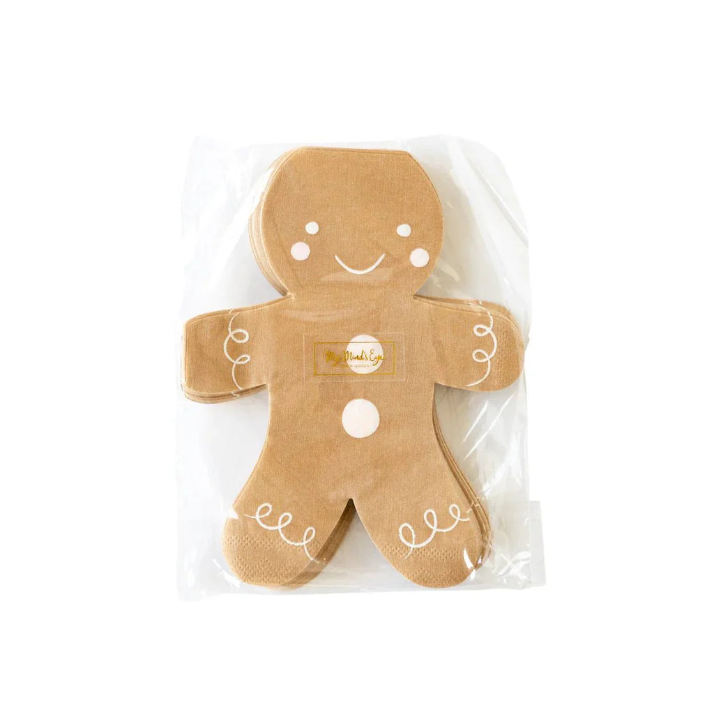 Gingerbread Man Napkins - bubblegum market