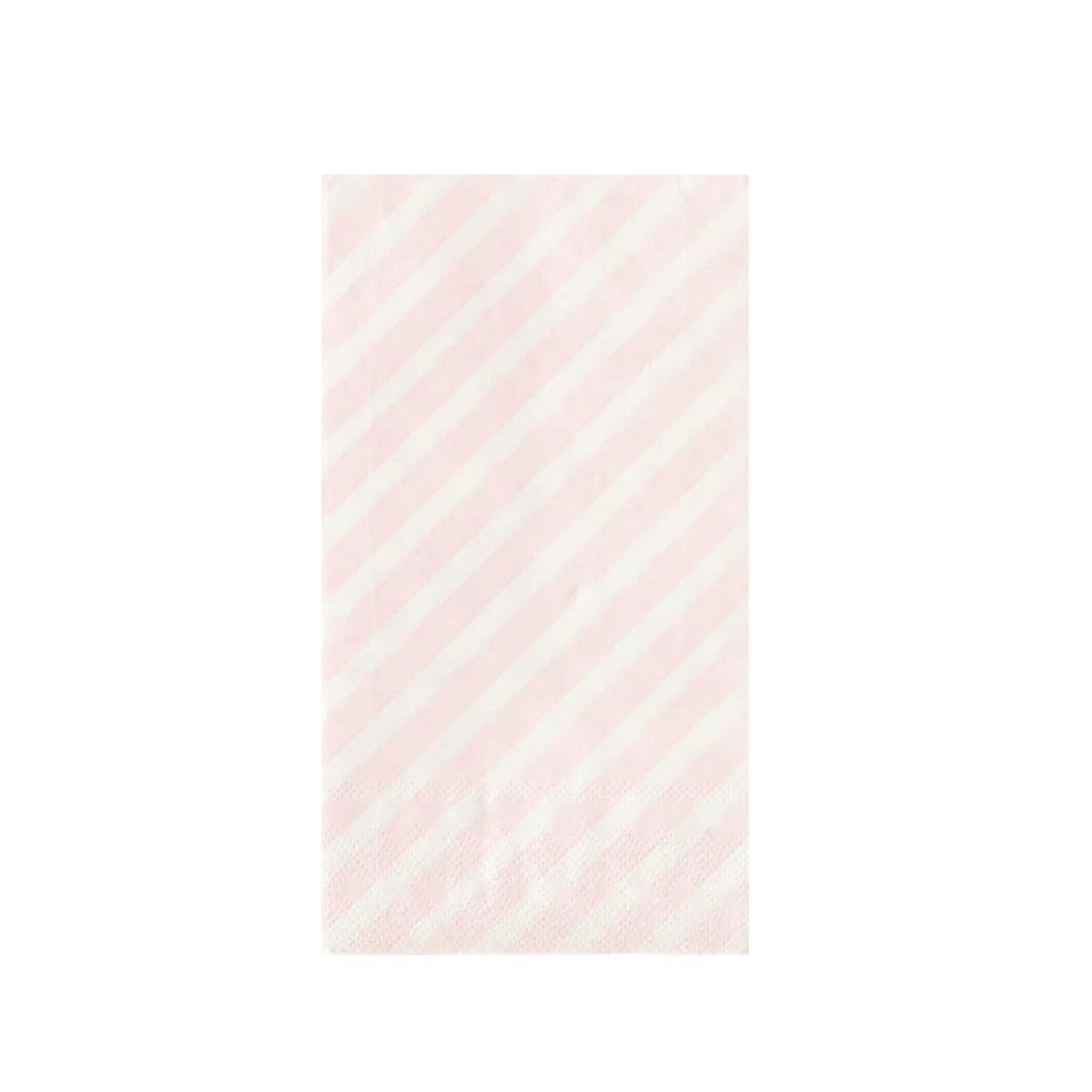 Gingerbread Pink Stripe Paper Dinner Napkins - bubblegum market