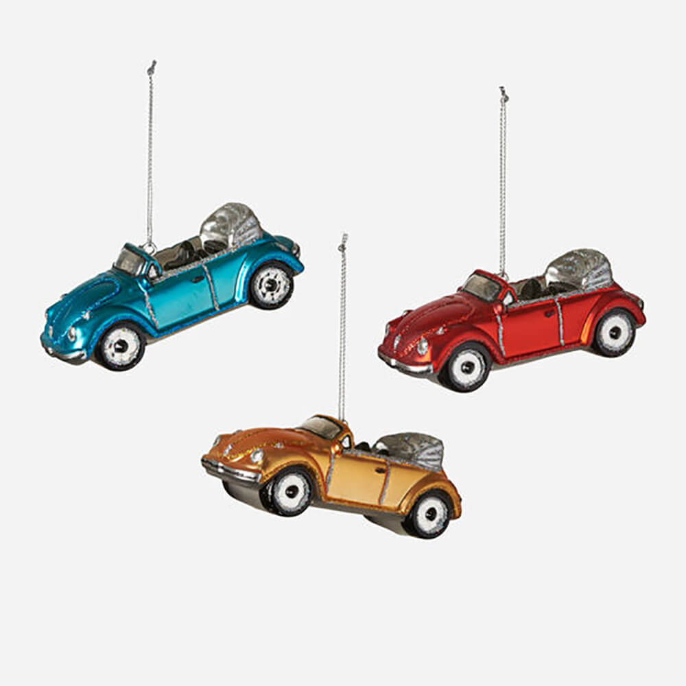 glass-convertible-car-ornament-one-hundred-80-degrees-christmas-blue-red-gold-yellow