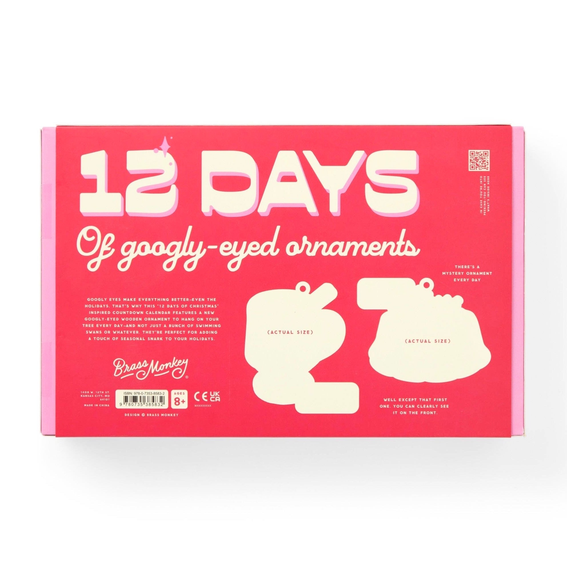 Googly & Bright Holiday Ornament Advent Calendar - bubblegum market