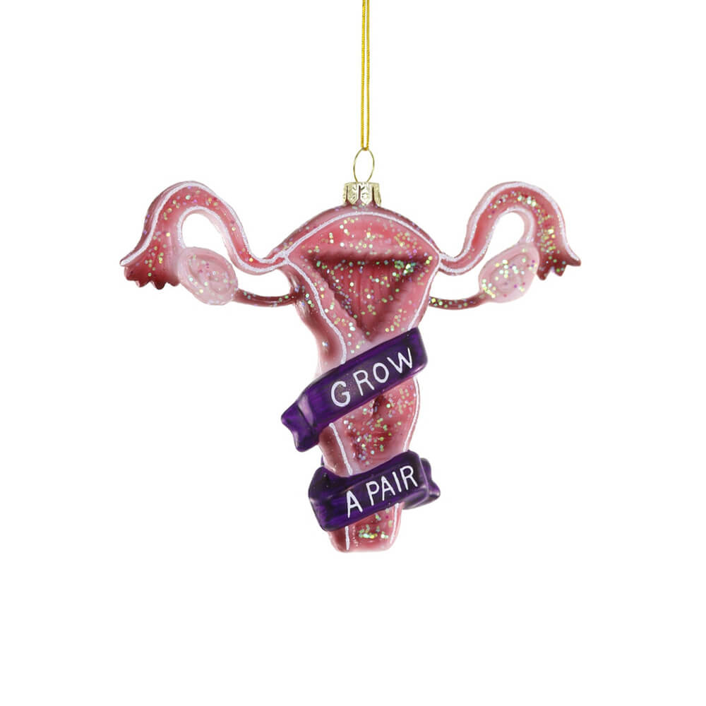 grow-a-pair-ornament-cody-foster-christmas-ovaries-female-reproductive-system-feminist