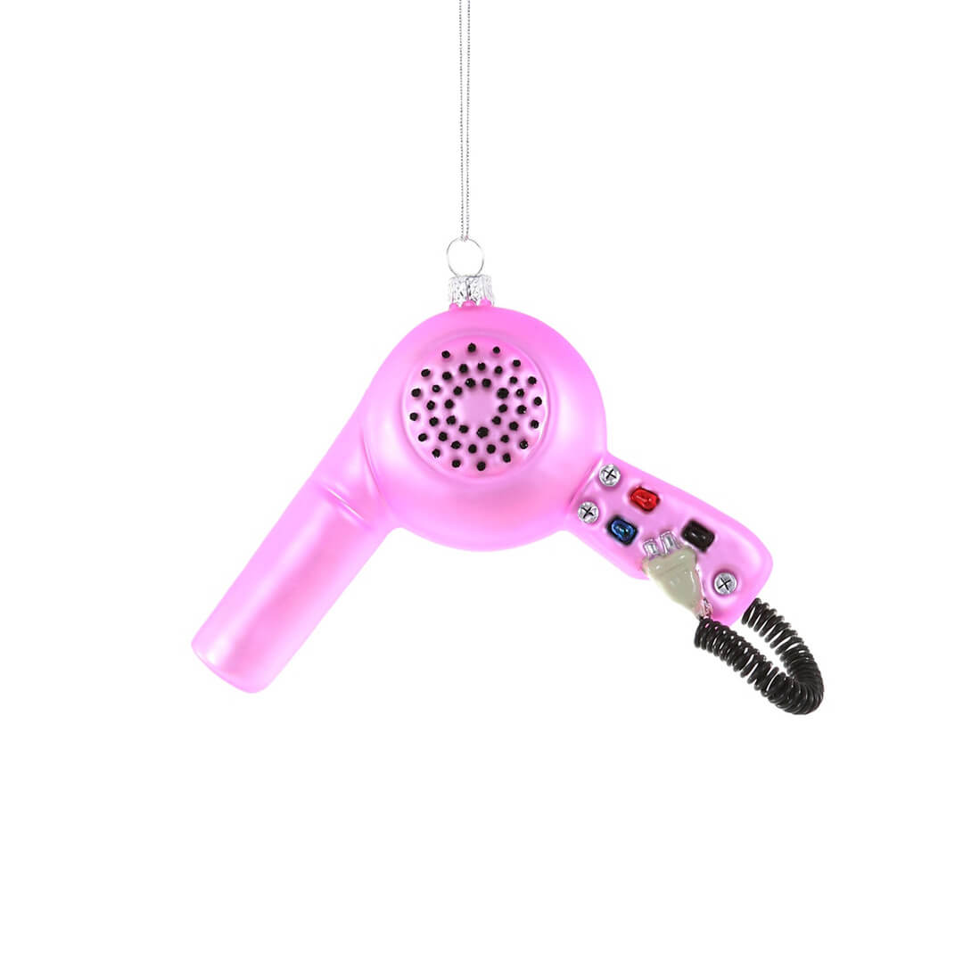 Hair Dryer Ornament 4" - bubblegum market