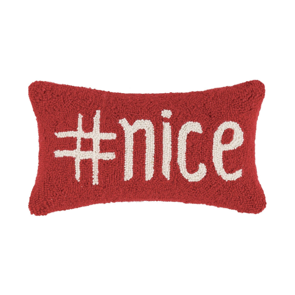 Hashtag Nice Hook Pillow - bubblegum market