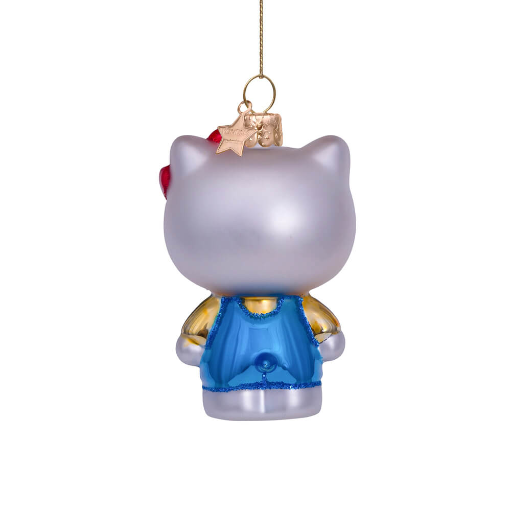 hello-kitty-with-blue-pantsuit-overalls-outfit-yellow-shirt-red-bow-ornament-vondels-christmas-back-view