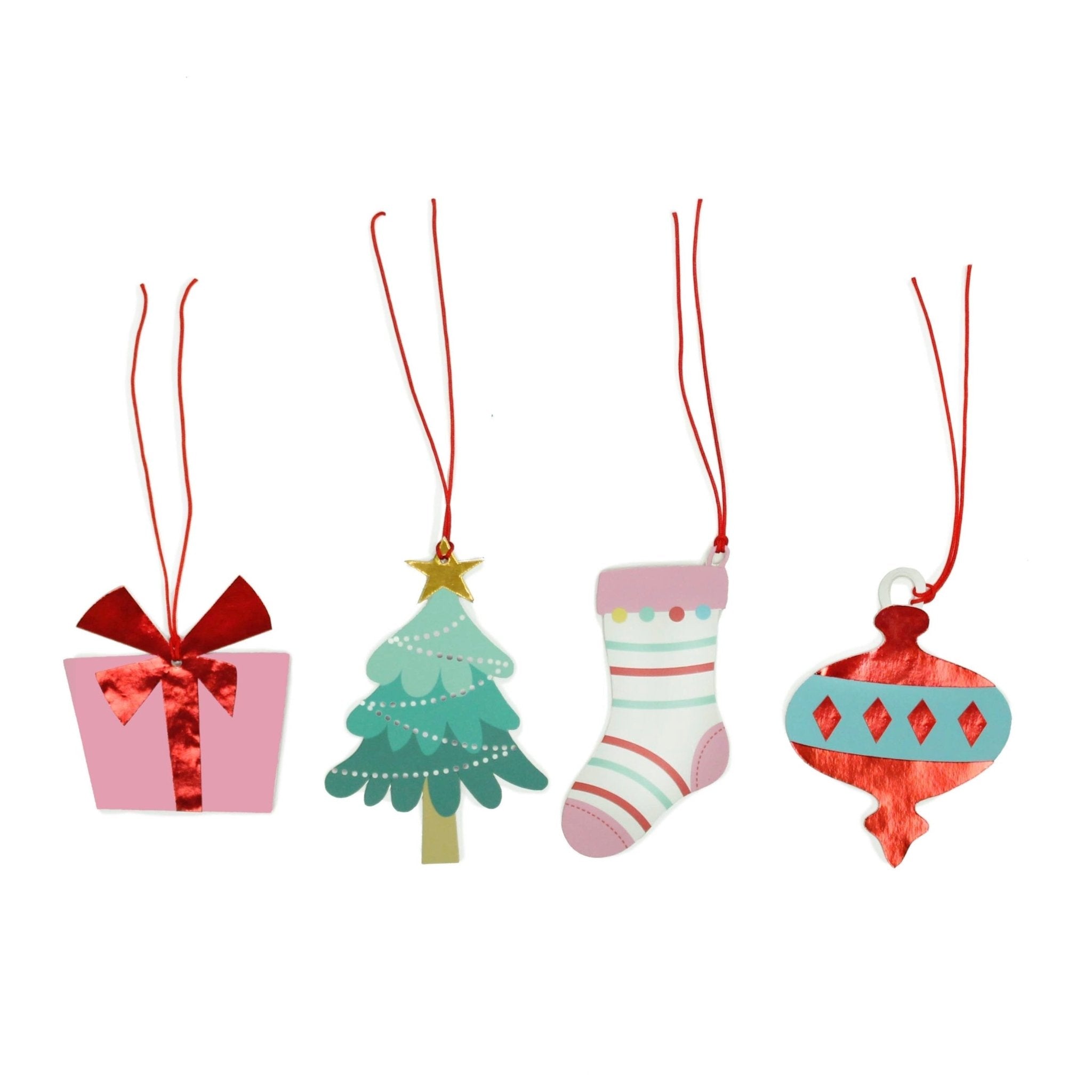 Holly Jolly Christmas Gift Tags - bubblegum market