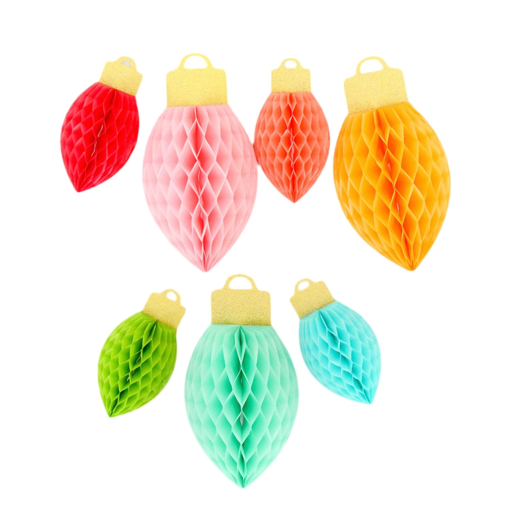 Honeycomb Light Bulb Gift Topper Set - bubblegum market