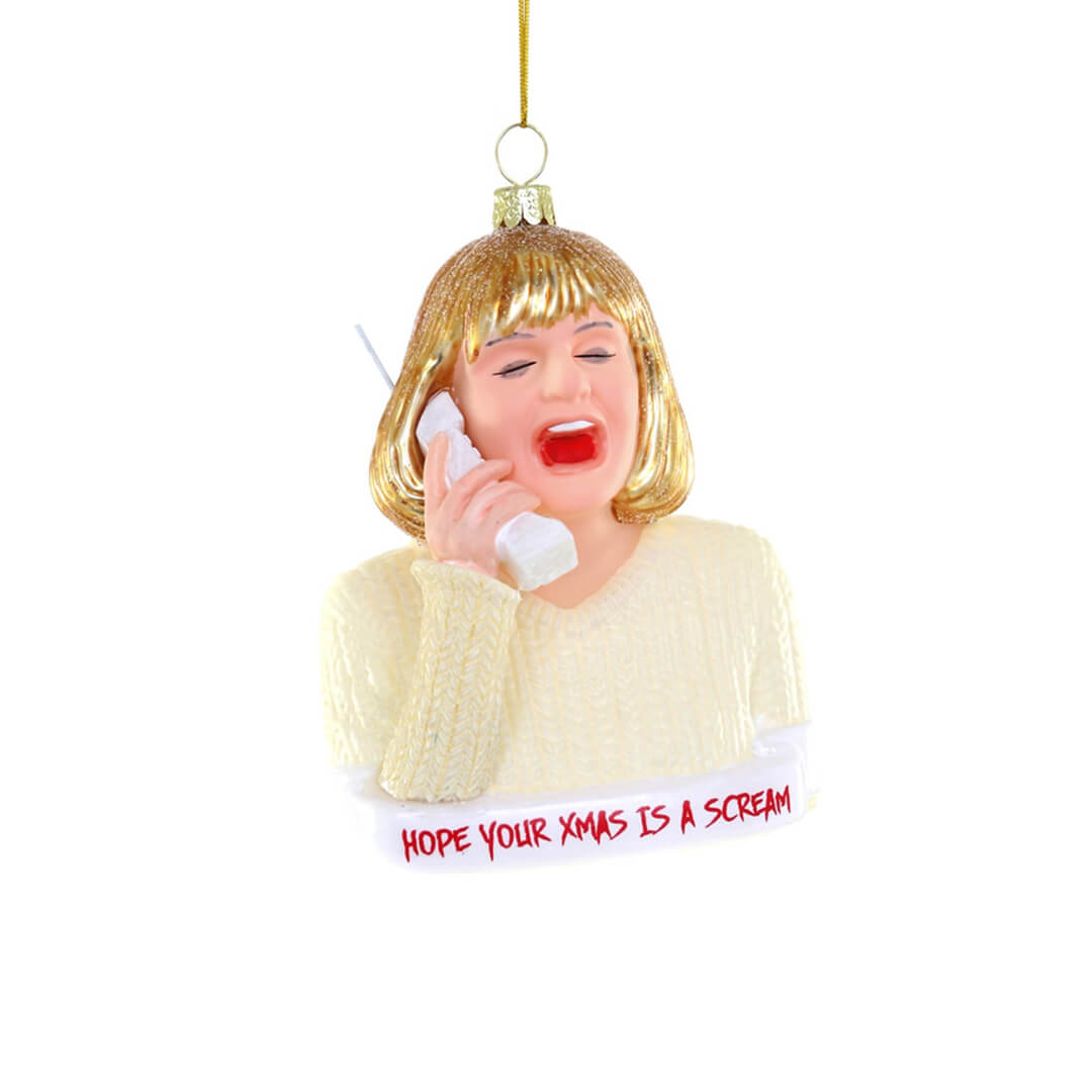 クリスマス　オーナメント　scream Hope Your Christmas Is A Scream Ornament 5