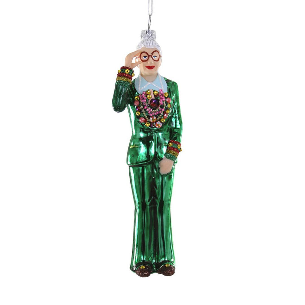 Iris In Green Suit Ornament 7.25" - bubblegum market