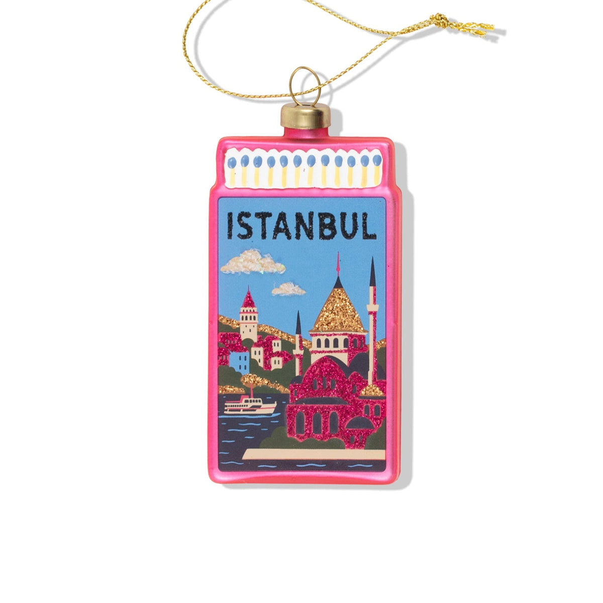 Istanbul Matchbook Ornament 3.5" - bubblegum market