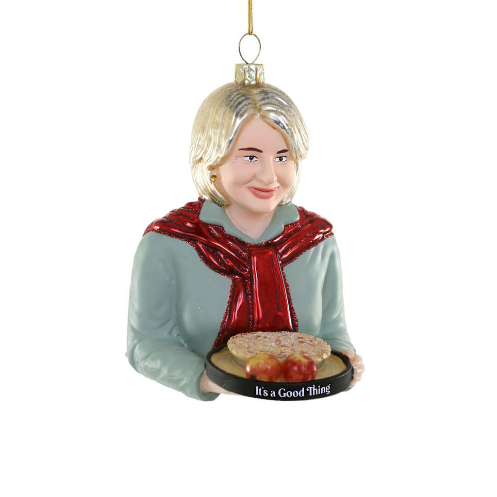 It's a Good Thing Martha Ornament 4.5" - bubblegum market