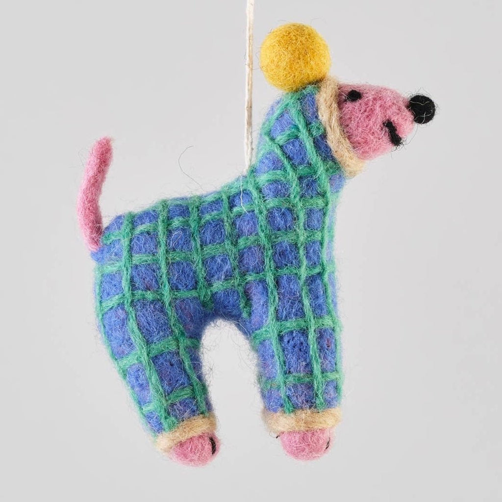 'Jayla' Hanging Felt Ornament - bubblegum market