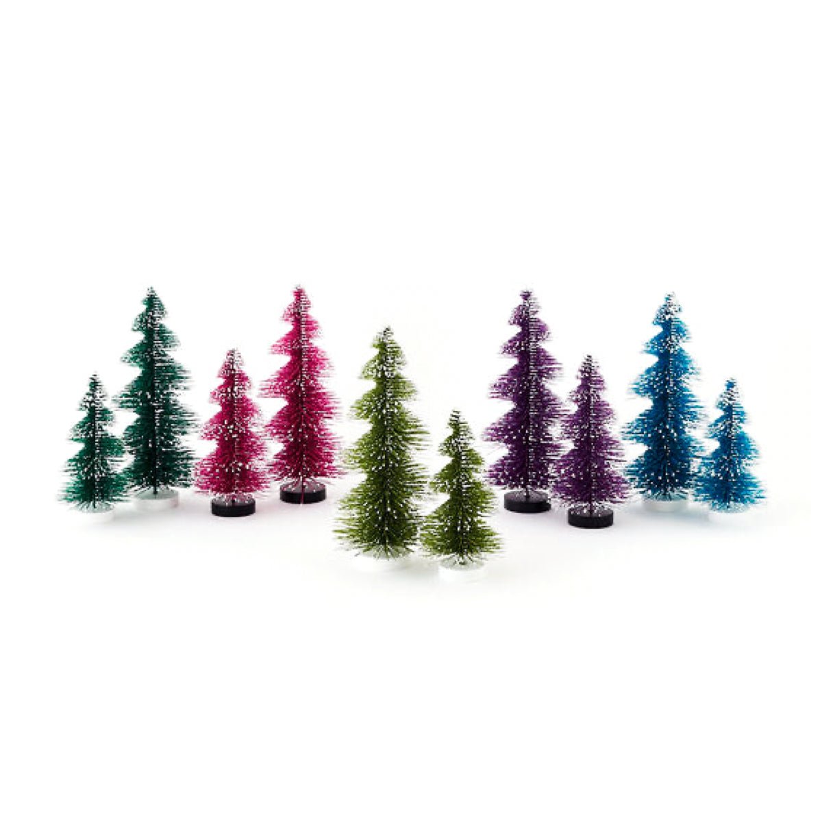 Jewel Tone Spiral Sisal Trees (Set of 2) - bubblegum market